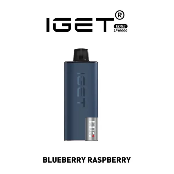 IGET Edge Kit Blueberry Raspberry 10000 Puffs 16+ Flavours