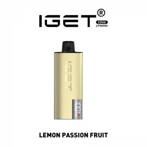 IGET Edge Kit Lemon Passionfruit 10000 Puffs 16+ Flavours