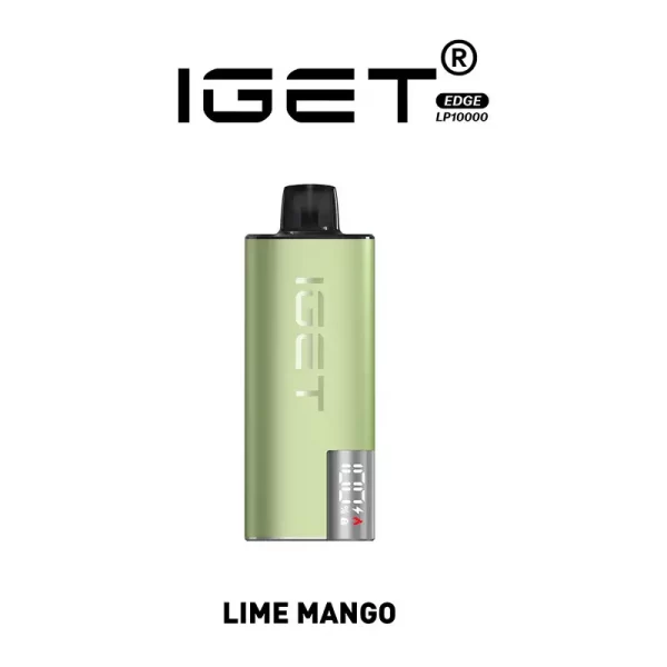 IGET Edge Kit Lime Mango 10000 Puffs 16+ Flavours