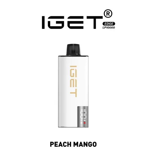 IGET Edge Kit Ppeach Mango10000 Puffs 16+ Flavours