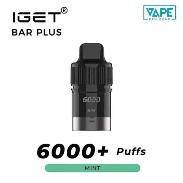 IGET Bar Plus Pod 2.0 6000 Puffs - Mint