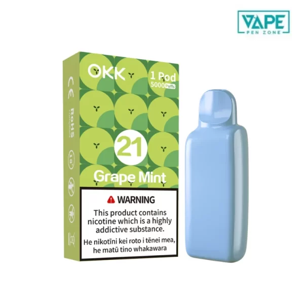 OKK Cross Pod 5000 Puffs Grape Mint