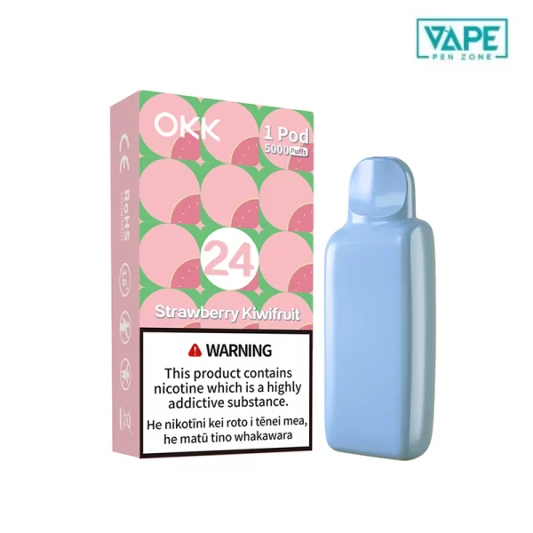 OKK Cross Pod 5000 Puffs Strawberry Kiwifruit