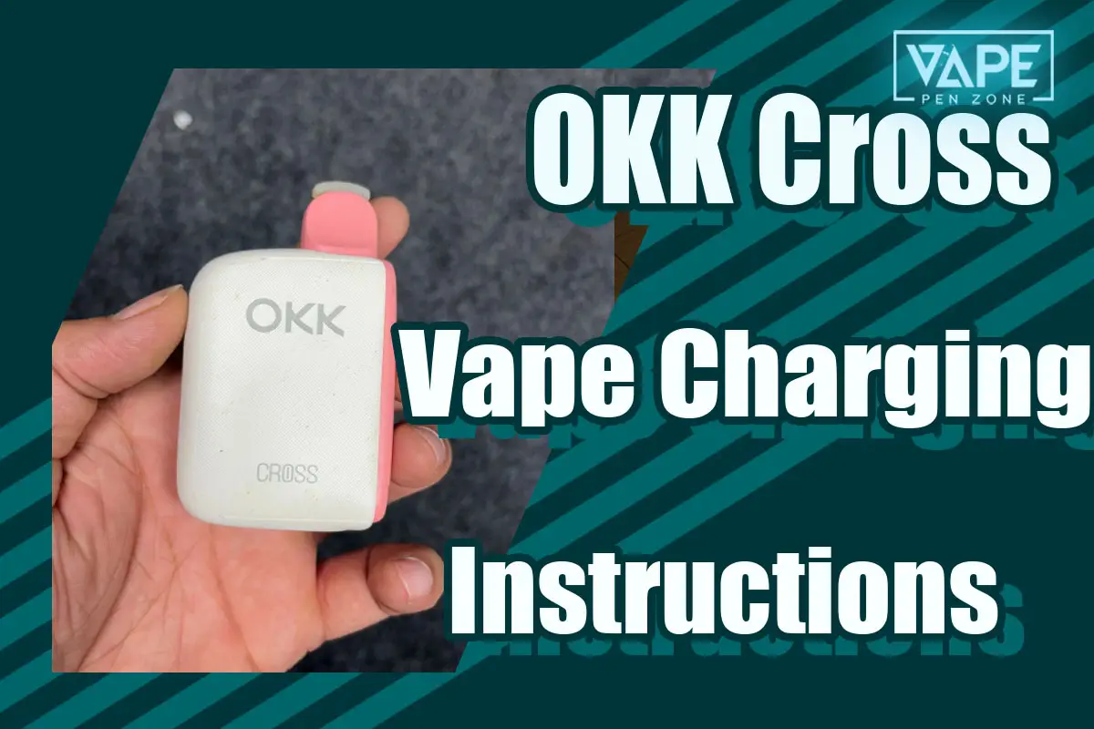 OKK Cross Vape Charging Instructions