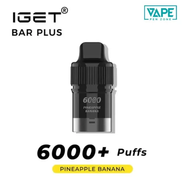 IGET Bar Plus Pod 2.0 6000 Puffs - Pineapple Banana