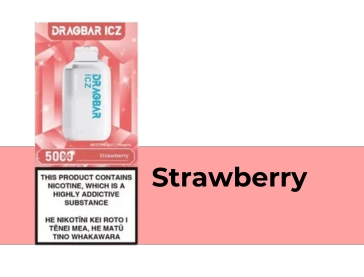 Strawberry DRAGBAR ICZ 5000 Puffs Hot Sale