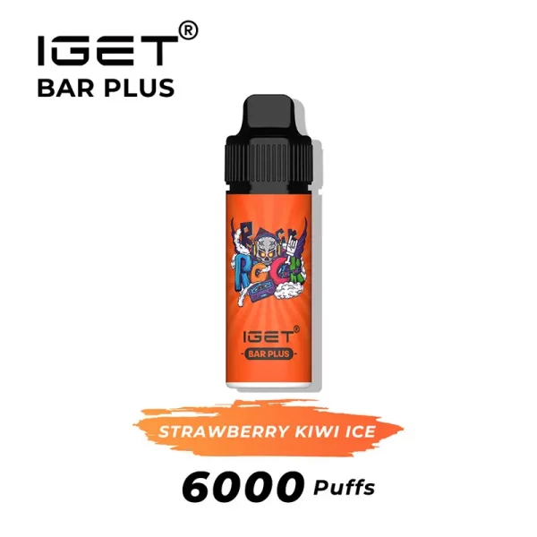 Strawberry Kiwi Ice IGET Bar Plus (Nicotine Free)