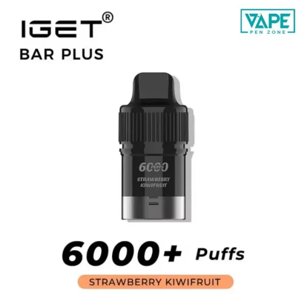 IGET Bar Plus Pod 2.0 6000 Puffs - Strawberry Kiwifruit