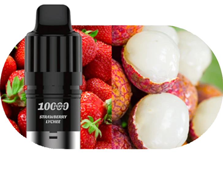 strawberry lychee iget bar plus pod v3 flavours