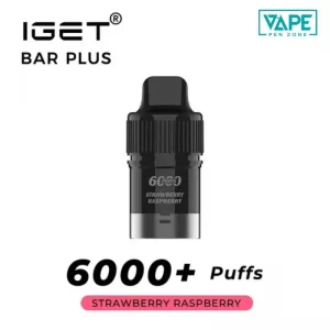 IGET Bar Plus Pod 2.0 6000 Puffs - Strawberry Raspberry