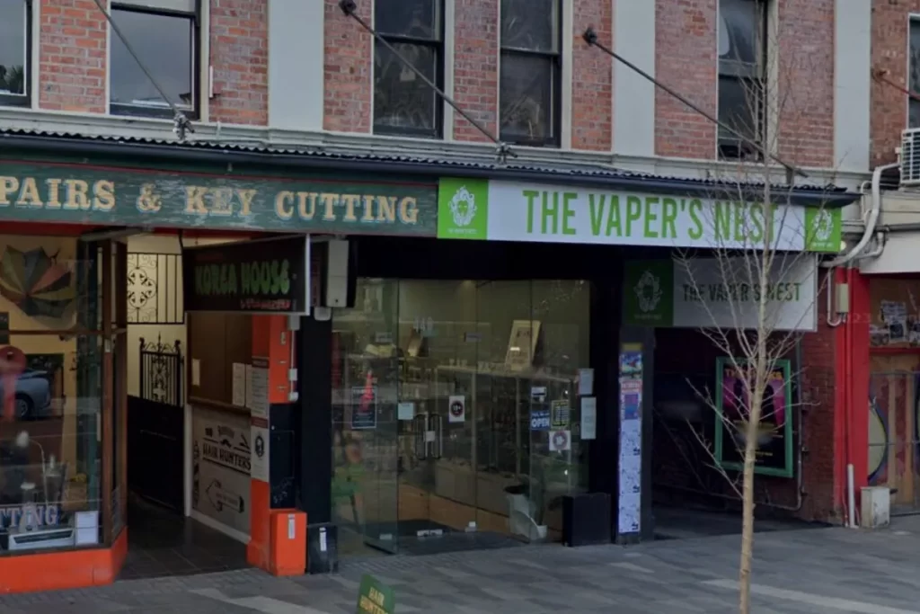 The Vaper's Nest North Dunedin Outside 1