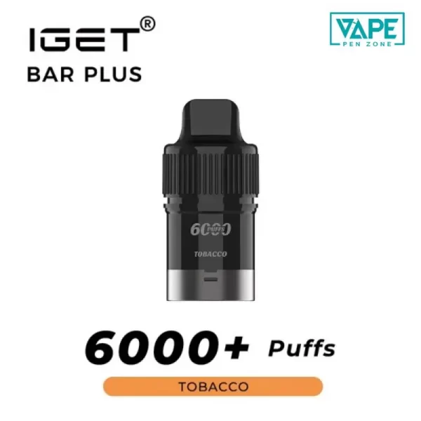 IGET Bar Plus Pod 2.0 6000 Puffs - Tobacco