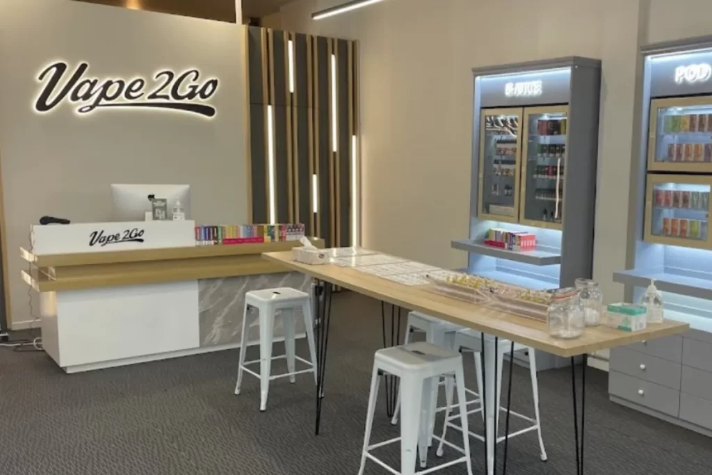 Vape2Go Dunedin Inside