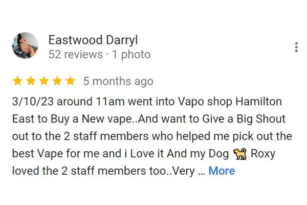 VAPO - Hamilton East Vape Shop & E-Cigarettes Review 1