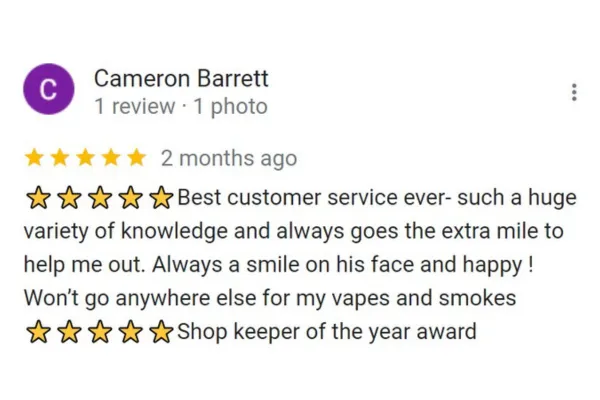 Vice Vape Co 58 Jacobs Street review 3