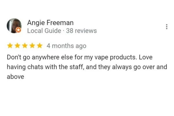 Vice Vape Co 58 Jacobs Street review 